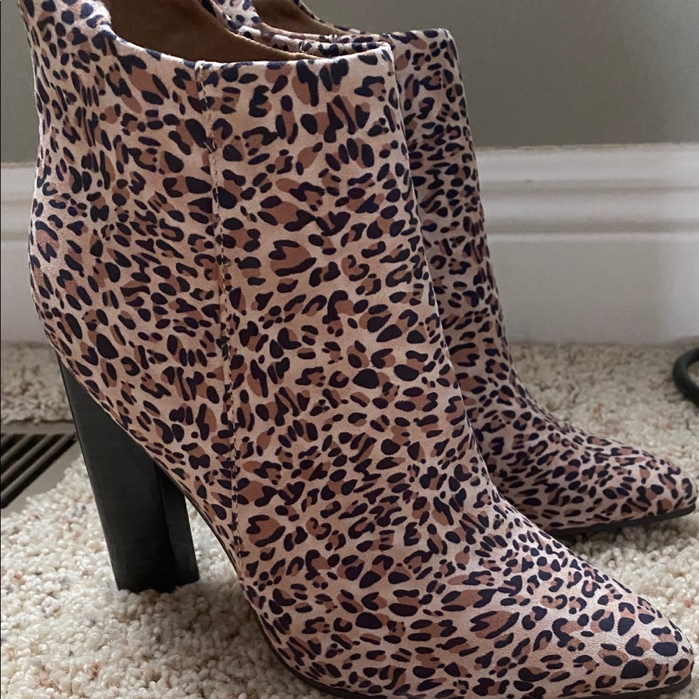 Brand new Leopard Print Booties